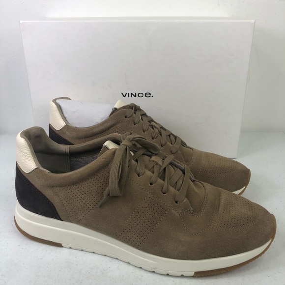 Vince “Pierce” Low Top Mens Sneaker Color Flint - Picture 1 of 9